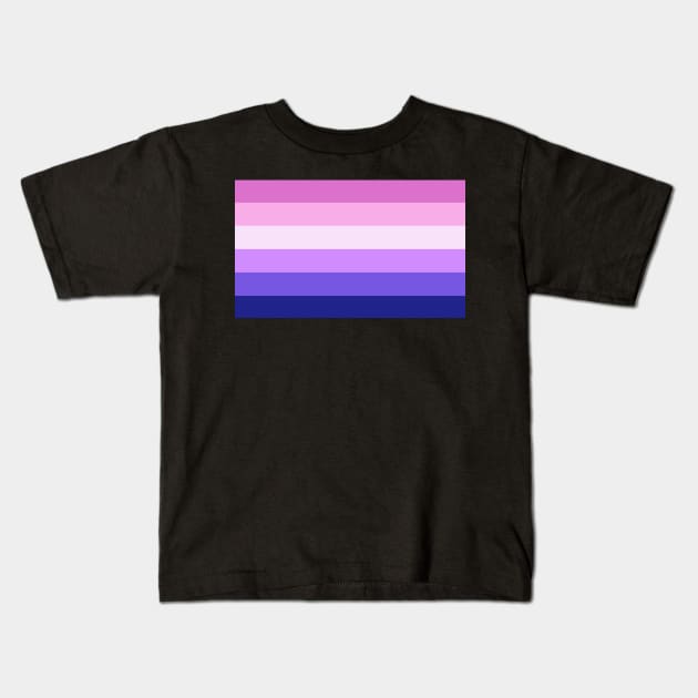 Bisexual Bigender Kids T-Shirt by Wormunism